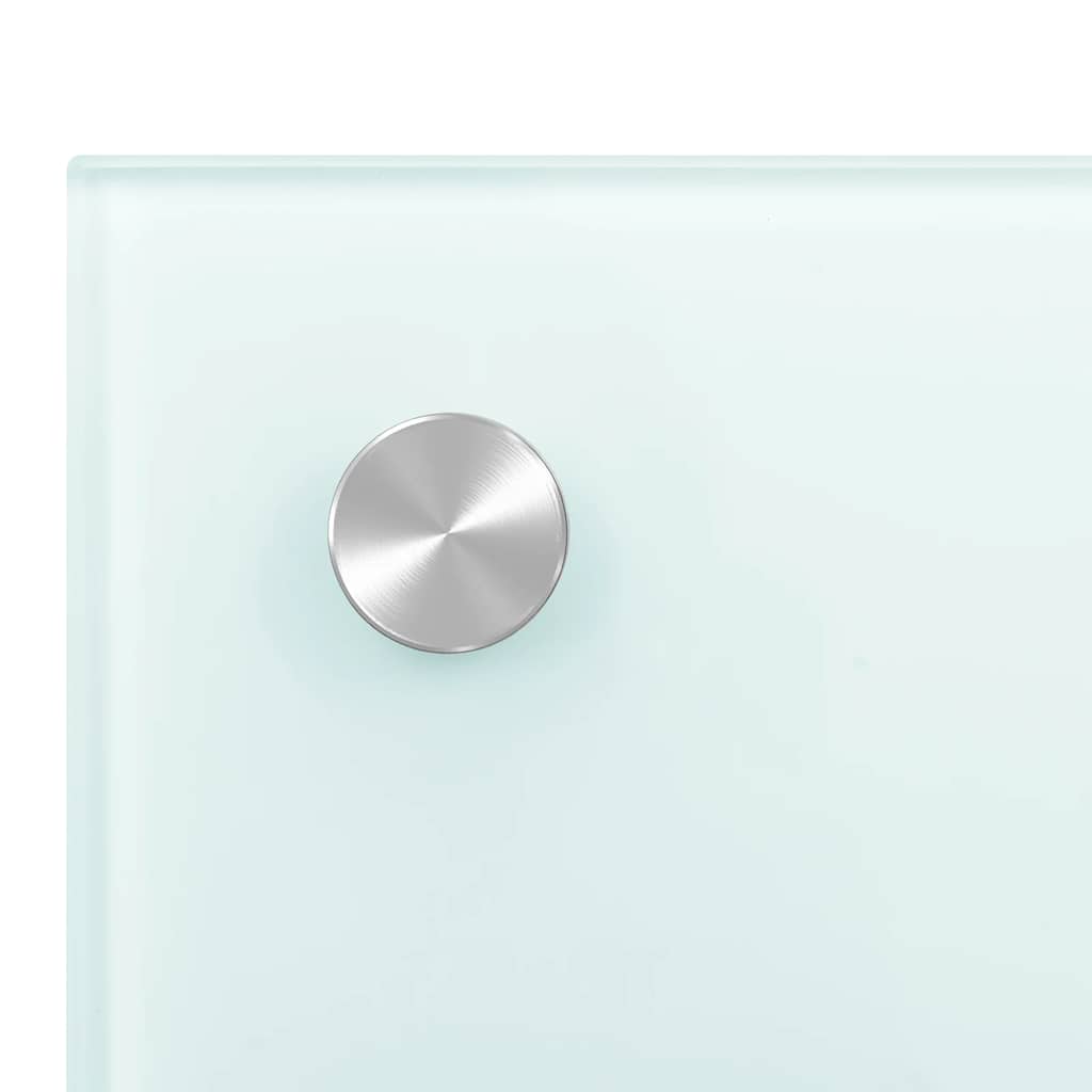 Kitchen Backsplashes 2 pcs White 80x50 cm Tempered Glass